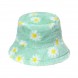 Rabbit down daisy pattern European and American fisherman hat